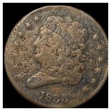 1833 Classic Head Half Cent NICELY CIRCULATED