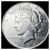1934-S Silver Peace Dollar UNCIRCULATED