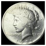 1921 Silver Peace Dollar LIGHTLY CIRCULATED