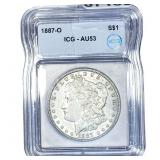 1887-O Morgan Silver Dollar ICG AU53