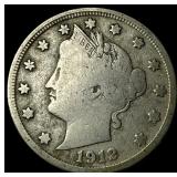 1912-S Liberty Head Nickel NICELY CIRCULATED