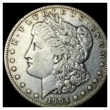 1904-S Silver Morgan Dollar NEARLY UNCIRCULATED