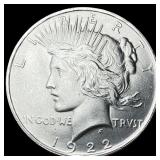 1922 Silver Peace Dollar CHOICE BU
