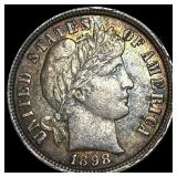 1898 Silver Barber Dime UNCIRCULATED