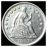 1857 Silver Half Dime CLOSELY UNCIRCULATED