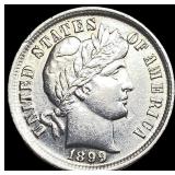 1899 Barber Dime UNCIRCULATED