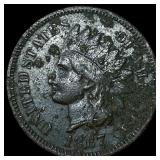 1867 Indian Head Cent NEARLY UNCIRCULATED
