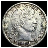 1900-S Silver Barber Quarter HIGH GRADE