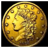 1836 $5 Gold Half Eagle