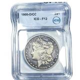 1900-O/CC Morgan Silver Dollar ICG F12