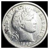 1898-S Silver Barber Dime CLOSELY UNCIRCULATED
