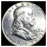 1963 Franklin Silver Half Dollar UNCIRCULATED
