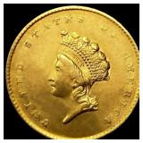 1855 Rare Gold Dollar