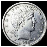 1898 Silver Barber Quarter UNCIRCULATED