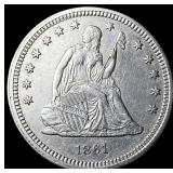 1861 Seated Liberty Quarter CLOSELY UNCIRCULATED