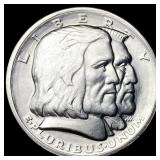 1936 Silver Half Dollar Long Island Tercentenary C