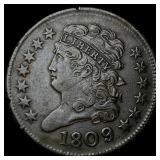 1809 Classic Head Half Cent NEARLY UNCIRCULATED