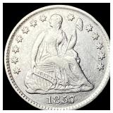 1857 Silver Half Dime CLOSELY UNCIRCULATED