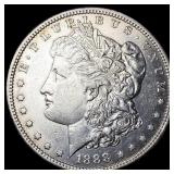 1888-S Silver Morgan Dollar CLOSELY UNCIRCULATED