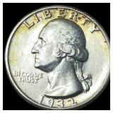 1932-D Silver Washington Quarter CLOSELY UNCIRCULA