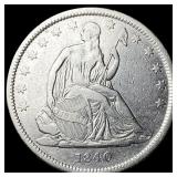 1840 Seated Liberty Half Dollar NEARLY UNCIRCULATE