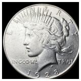 1928 Silver Peace Dollar CLOSELY UNCIRCULATED