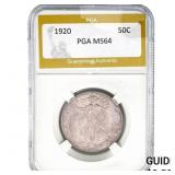 1920 Walking Liberty Half Dollar PGA MS64