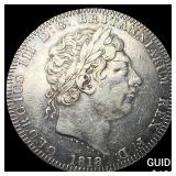 1818 Great Britain Silver Crown KM-675