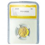 1929 Buffalo Nickel PGA MS66