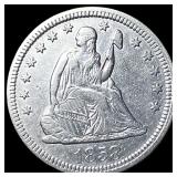 1858 Seated Liberty Quarter CLOSELY UNCIRCULATED
