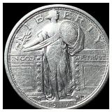 1917 Type 1 Standing Liberty Quarter NEARLY UNCIRC