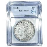 1900-O Morgan Silver Dollar ICG VF30