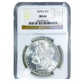 1879-S Morgan Silver Dollar NGC MS66