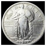 1917 Type 1 Standing Liberty Quarter UNCIRCULATED