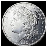 1921 Silver Morgan Dollar ABOUT UNCIRCULATED