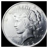 1922 Silver Peace Dollar LIGHTLY CIRCULATED