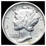 1918-S Silver Mercury Dime CLOSELY UNCIRCULATED