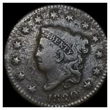 1820 Coronet Head Large Cent LIGHTLY CIRCULATED
