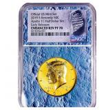 2019-S 50C Kennedy Apollo 11 Set NGC PF70 Enhanced