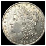 1890-CC Silver Morgan Dollar CLOSELY UNCIRCULATED