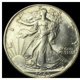 1945 Walking Liberty Half Dollar CHOICE BU