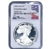1988-S Silver Eagle NGC PF70 Ultra Cameo