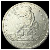 1877-S Silver Trade Dollar CLOSELY UNCIRCULATED