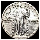 1924-S Silver Standing Liberty Quarter CLOSELY UNC