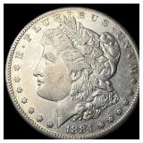 1884-S Silver Morgan Dollar NEARLY UNCIRCULATED