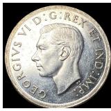 1939 Canada Silver Dollar CHOICE BU
