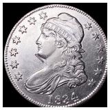 1834 Capped Bust Half Dollar CLOSELY UNCIRCULATED
