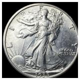 1935-S Silver Walking Liberty Half Dollar CLOSELY