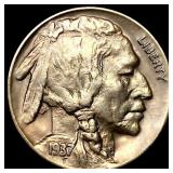 1937-D 3 Leg Buffalo Nickel