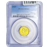 1905 $2.50 Gold Quarter Eagle PCGS MS62